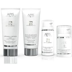 Zestaw kosmetyków liftingujących Apis Lifting Peptide maska, żel, krem, maska pod oczy