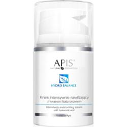 Krem intensywnie nawilżający z kwasem hialuronowym - Apis Hydro Balance Home Terapis - 50 ml