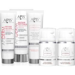 Apis ZESTAW APIDERM Odbudowująco-odżywcze kremy i balsamy po chemio- i radioterapii