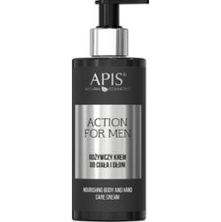 Odżywczy krem do ciała i dłoni dla mężczyzn Apis Action For Men 300 ml