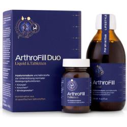ArthroFill Duo Liquid & Tabletten - Płyn i tabletki - Zestaw suplementów diety z kwasem hialuronowym