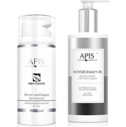Zestaw kosmetyków do twarzy dla mężczyzn Apis oczyszczających i nawilżających skórę