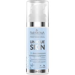 Krem intensywnie nawilżający z peptydami - Farmona Unique Skin - 50ml