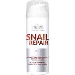 Aktywny krem odmładzający ze śluzem ślimaka - Farmona Snail Repair - 150 ml
