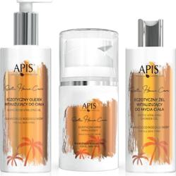 Zestaw witalizujących kosmetyków Apis Exotic Home Care olejek i żel do ciała, krem do twarzy