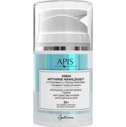 Krem aktywnie nawilżający Apis Optima z minerałami z Morza Martwego i kwasem hialuronowym 50 ml