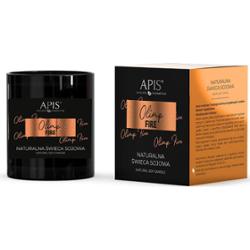 Naturalna świeca sojowa Apis Olimp Fire o orientalno-kwiatowym zapachu