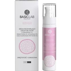 Serum regenerujące strukturę skóry z ceramiadami 1% i kompleksem peptydów 5% - BasicLab - 50 ml