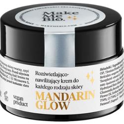 Rozświetlająco-nawilżający krem do każdego rodzaju skóry - Make Me Bio - Mandarin Glow - 30 ml