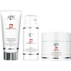 Zestaw kosmetyków z liofilizowanymi malinami Apis Raspberry Glow