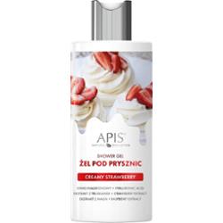 Żel pod prysznic - Apis Creamy Strawberry - 300 ml