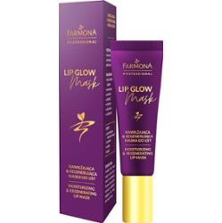 Nawilżająca i regenerująca maska do ust - Farmona Lip Glow Mask - 12 ml