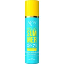 Olejek do opalania ciała z karotenem SPF 20 - Apis Hello Summer - 150 ml
