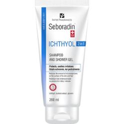 Przeciwłupieżowy szampon i żel 2w1 do skóry wrażliwej atopowej Seboradin ICHTHYOL 200 ml