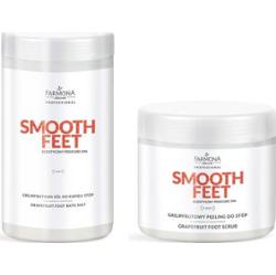 Farmona Smooth Feet Duet Grejpfrutowa sól do kąpieli stóp + Peeling do stóp