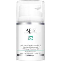 Mix kwasów do eksfoliacji Fitowy + Pirogronowy + Mlekowy + Ferulowy 40% Apis 50 ml