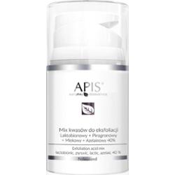 Mix kwasów do eksfoliacji Laktobionowy + Pirogronowy + Mlekowy + Azelainowy 40% Apis 50 ml