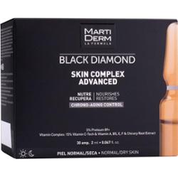 Serum do twarzy odżywczo-regenerujące w ampułkach - Martiderm - Black Diamond Skin Complex Ampoules - 30 x 2 ml