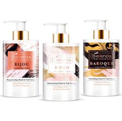 Zestaw perfumowanych kremów do rąk i paznokci Bielenda Baroque, Bijou i Boho