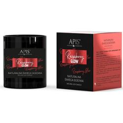 Naturalna zapachowa świeca sojowa Apis Raspberry Glow