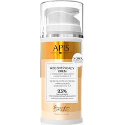 Regenerujący krem z mleczkiem pszczelim i witaminami A,E - Apis Bogactwo Miodu - 100 ml