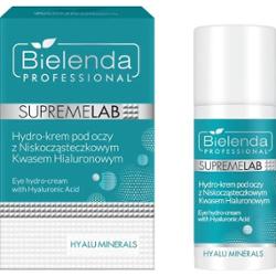 Hydro-krem pod oczy z Kwasem Hialuronowym - Bielenda Supremelab Hyalu Minerals - 15 ml