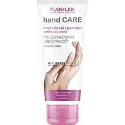 Flos-Lek Hand Care Krem do rąk i paznokci pielęgnacyjno - odżywczy z olejem rycynowym 100 ml