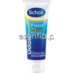 Scholl Odour Control Żel do stóp o potrójnym działaniu, dezodorujący przeciwpotny 75 ml