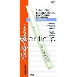Sally Hansen akcesoria Biała kredka z Aloe Vera, witaminą E oraz popychacz naskórka 0,85g [2257]