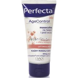 Perfecta Age Control 35+ Maseczka na twarz i pod oczy przeciw zmarszczkom mimicznym 50 ml