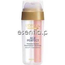 L'Oreal Paris Age Perfect Podwójna Kuracja, Wygładza zmarszczki + rozświetla cerę + zapobiega przebarwieniom 30 ml