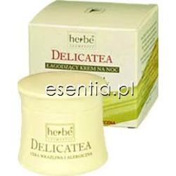 Herbe Delicatea Łagodzący krem na noc z bursztynem i oliwą z oliwek 50 ml