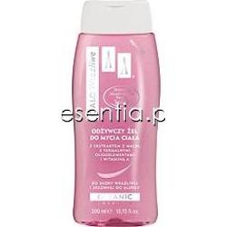 AA Cosmetics Ciało Wrażliwe Odżywczy żel do mycia ciała z ekstraktem z malin 300 ml