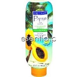 Freeman  Szampon nadający włosom połysk papaja i limonka 400 ml [50000]