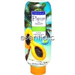 Freeman  Szampon i odżywka do włosów 2 w 1 papaja i melon 400 ml
