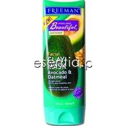Freeman Beautiful Face Oczyszczająca maseczka do twarzy z ekstraktem z awokado i ziaren owsa 150 ml [5222]