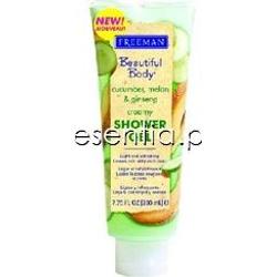 Freeman Beautiful Body Odświeżający żel pod prysznic z ogórkiem, melonem i żeń-szeniem 200ml