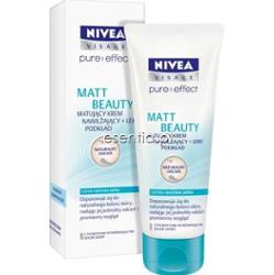 NIVEA Visage Pure Effect Mat Beauty Matujący krem nawilżający + lekki podkład 75 ml