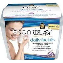 Olay Daily Facials Chusteczki głęboko czyszczące do cery mieszanej i tłustej op. / 28 szt.