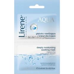 Lirene Aqua Nawilżanie Głęboko nawilżajaca maseczka kojąca 2x6 ml