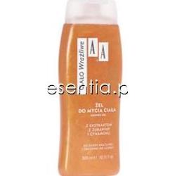 AA Cosmetics Ciało Wrażliwe Zimowa Pielęgnacja - Żel do mycia ciała z ekstraktem z żurawiny i cynamonu 300 ml