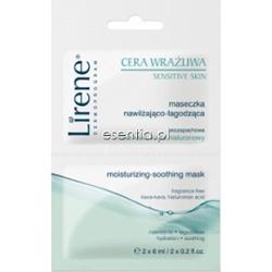 Lirene Cera Wrażliwa i Alergiczna Maseczka nawilżająco - łagodząca 2 x 6 ml