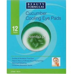 Beauty Formulas Clear Skin Ogórkowe relaksujące płatki pod oczy op./ 12 szt.
