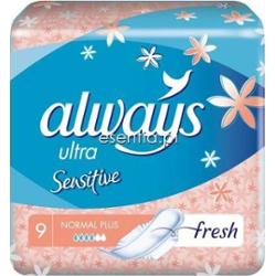 Always  Podpaski Ultra Sensitive Normal Plus Fresh 