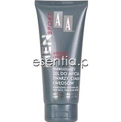 AA Men Sport Energizujący żel do mycia twarzy, ciała i włosów 200 ml
