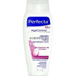 Perfecta Age Control 55+ Mleczko przeciwzmarszczkowe do oczyszczania twarzy i demakijażu oczu 175 ml