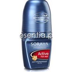 Soraya  Dezodorant Antyperspirant roll-on 24h dla mężczyzn 50 ml