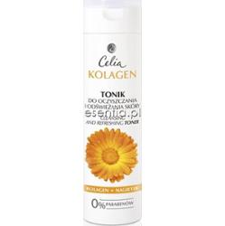 Celia Kolagen Tonik do oczyszczania demakijażu skóry Nagietek 200 ml