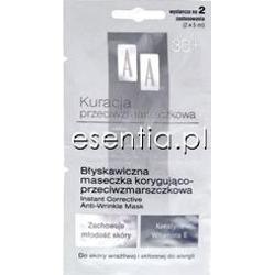 AA Cosmetics Kuracja przeciwzmarszczkowa 30+ Błyskawiczna maseczka korygująco - przeciwzmarszczkowa 2x5 ml