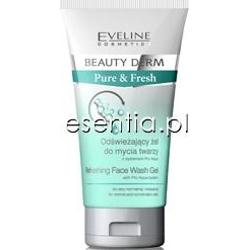 Eveline Beauty Derm Pure & Fresh 20+ Odświeżający żel do mycia twarzy 150 ml